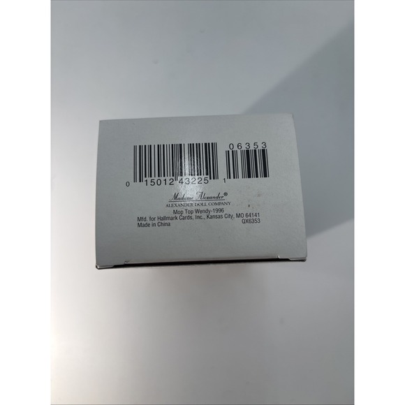 Vintage 1998 Hallmark Keepsake Madame Alexander Mop Top Wendy Ornament - Picture 11 of 11